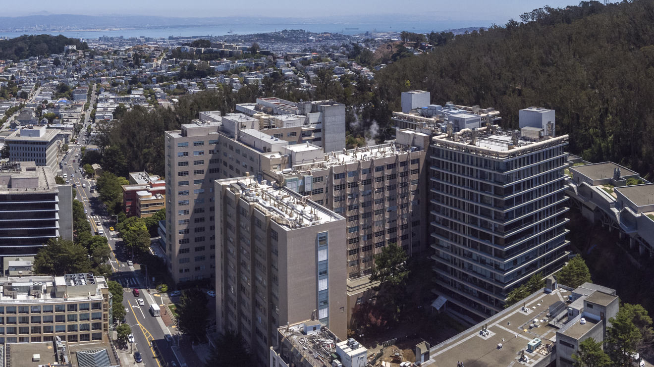 Aerial View of Parnassus Campus